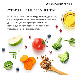 GRANDORF Fresh Adult MEDIUM & MAXI Salmon & Sweet Potato (Свежее филе лосося с бататом для собак средних и крупных пород) 10 кг
